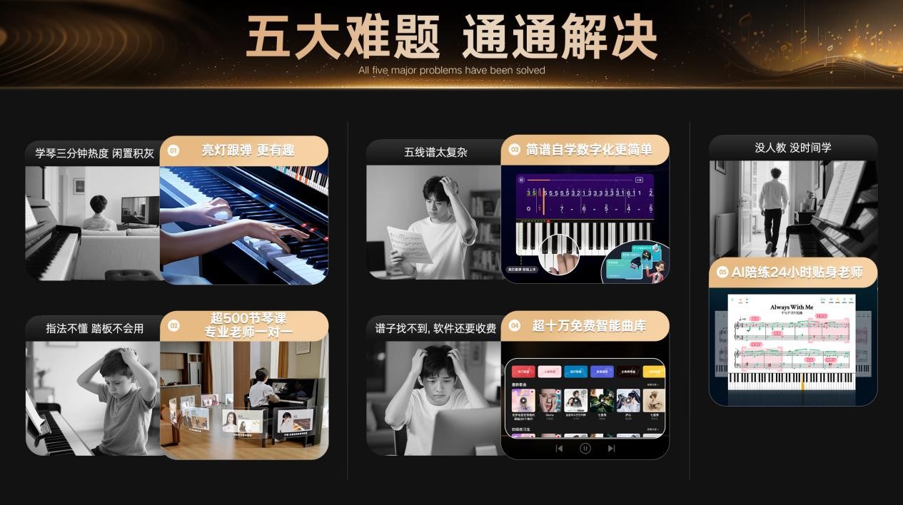 誰說學(xué)琴很難？特倫斯AIP-913智慧鋼琴，讓小白三天上手！